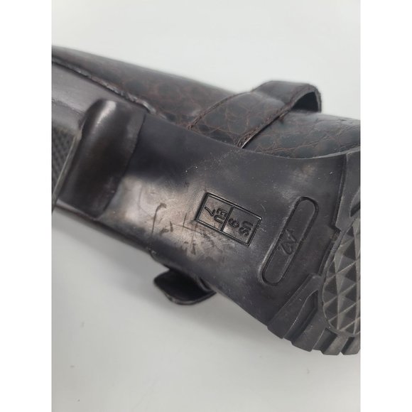 A2 Aerosols Heels Size 7 Beauty Slip  Dark Brown - Picture 5 of 6